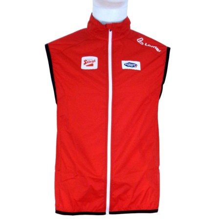мужская безрукавка Löffler Team Austria ÖSV Vest Windshell SV красная